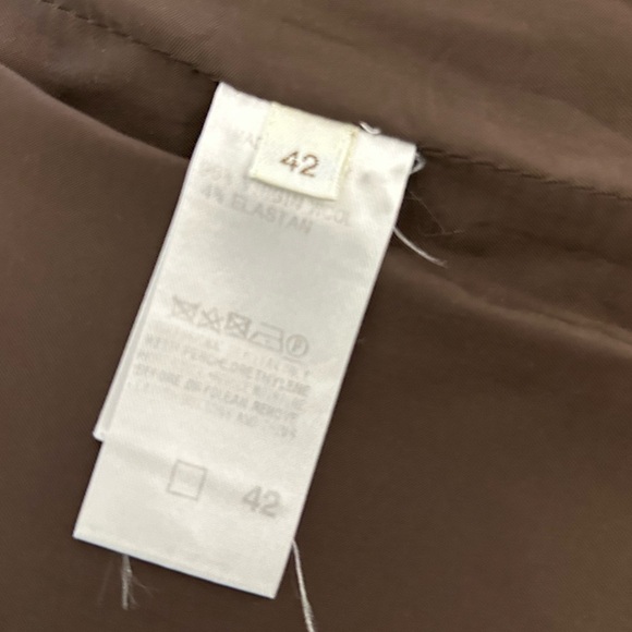 Agnona Cap Sleeve Fitted Cashmere Midi Dress Size 42 - Picture 8 of 11